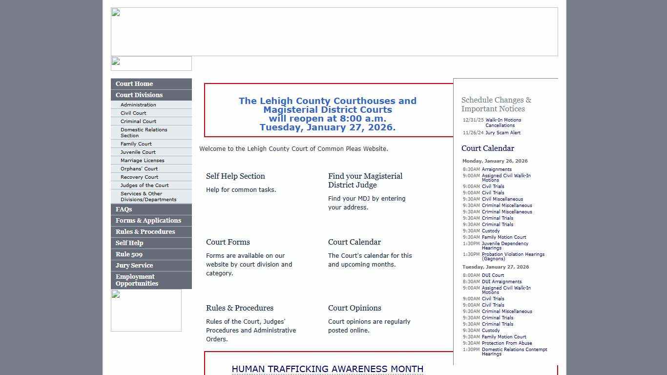 Lehigh County Court of Common Pleas